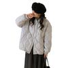 Down cotton-padded clothes for women's winter new padded jackets thickened small rhombus cotton-padded jackets lazy wind