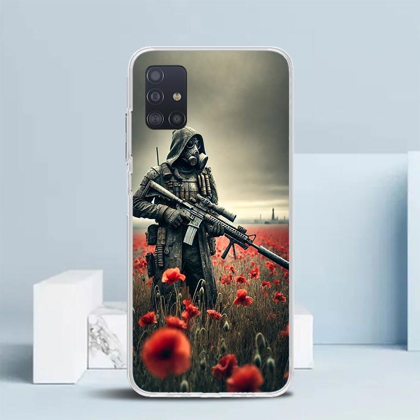 Game S-Stalker Soft Cover for Samsung Galaxy A12 A22 A32 A52 A72 A02S Phone Case Note 20 Ultra 10 S10 Plus A51 A71 A50S A20S A10