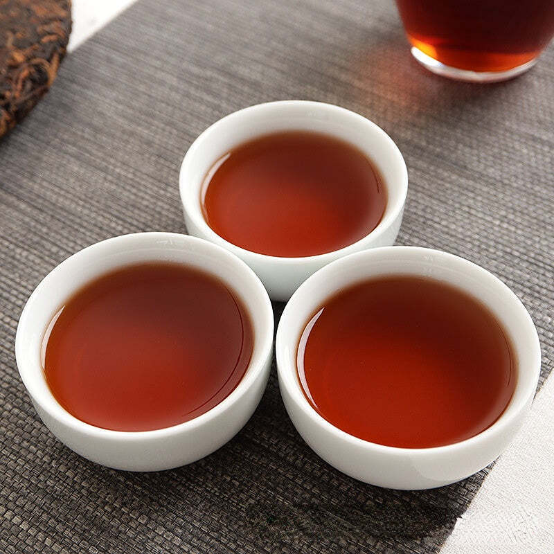 357g roher/reifer Puerh-Tee Banzhang gealterter Baum Pu-Erh Shengcha-Kuchen Yunnan Pu'er-Tee