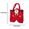 Christmas Snack Bags Santa Pants Basket Christmas Party Bags For New Year Parties Family Gatherings Celebrations Holiday