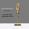 Electroplated Jewelry Display Stand: Mannequin Hand for Clothing Store Window, Glove Rack, and Ornament Display