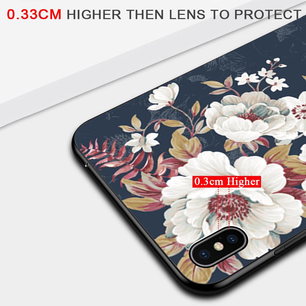 Cartoon Flowers Design Phone Case