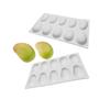 10 Cavity Mango Silicone Cake Baking Mold for Mousse Chocolate Chiffon Cheese Ice Cream Dessert Bakeware Pan Decorating Tools