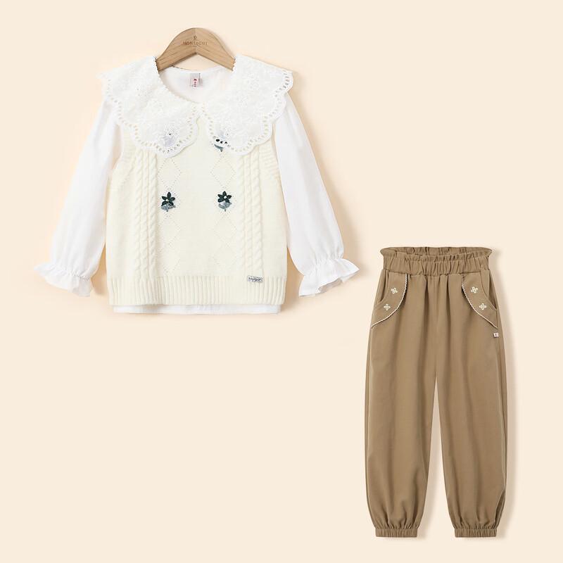 

Montage Girls Spring Autumn 3-Piece Outfit Set 140