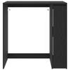 Washing Machine Cabinet Black Oak Look 87 x 60 x 89 cm