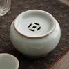 Ceramic Kungfu Residue Tank Porcelain Tea Ware Basin For Tearoom