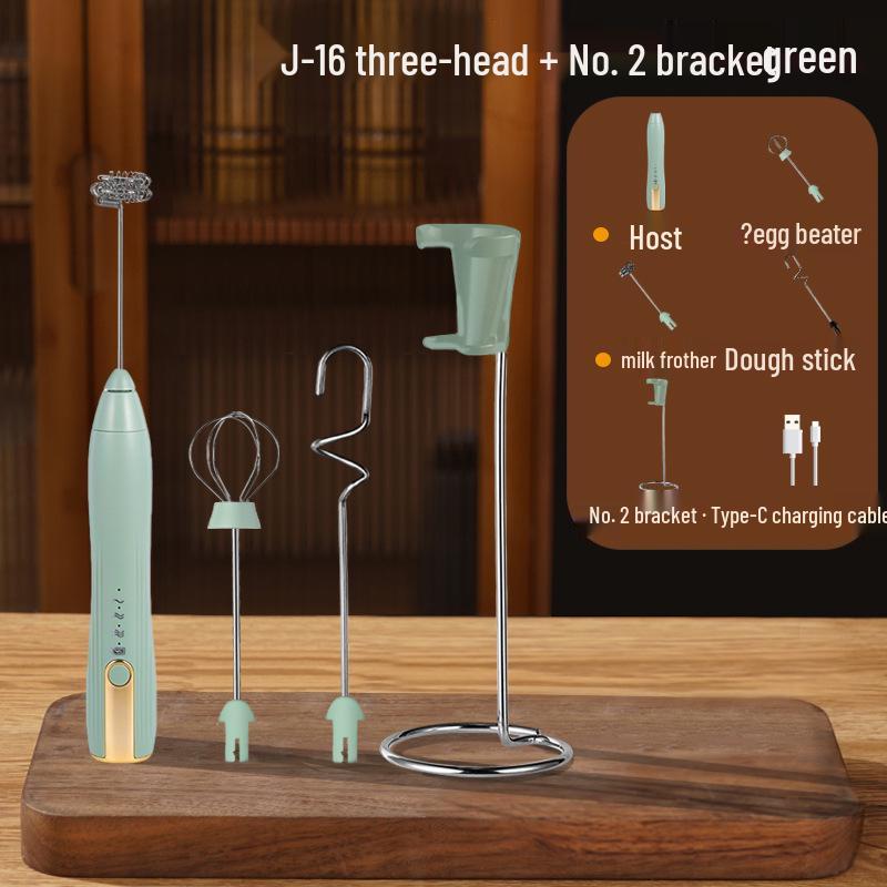 "Wireless Handheld Mini Milk Frother & Egg Beater"