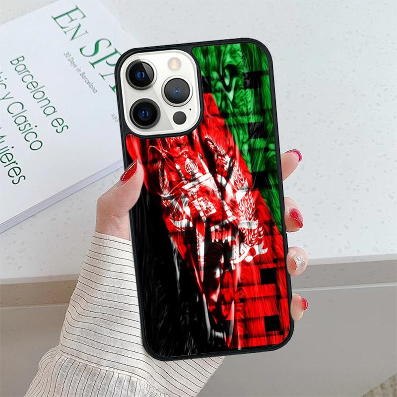 Afghan Afghanistan Flag Banner Phone Case Fundas Shell Cover For iPhone 17 Air 15 16 16e 14 Plus 11 12 13 Pro Max