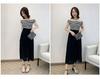 Chiffon Wide-Leg Pleated High-Waist Slimming Loose Fit Nine-Point Skirt Pants for Women
