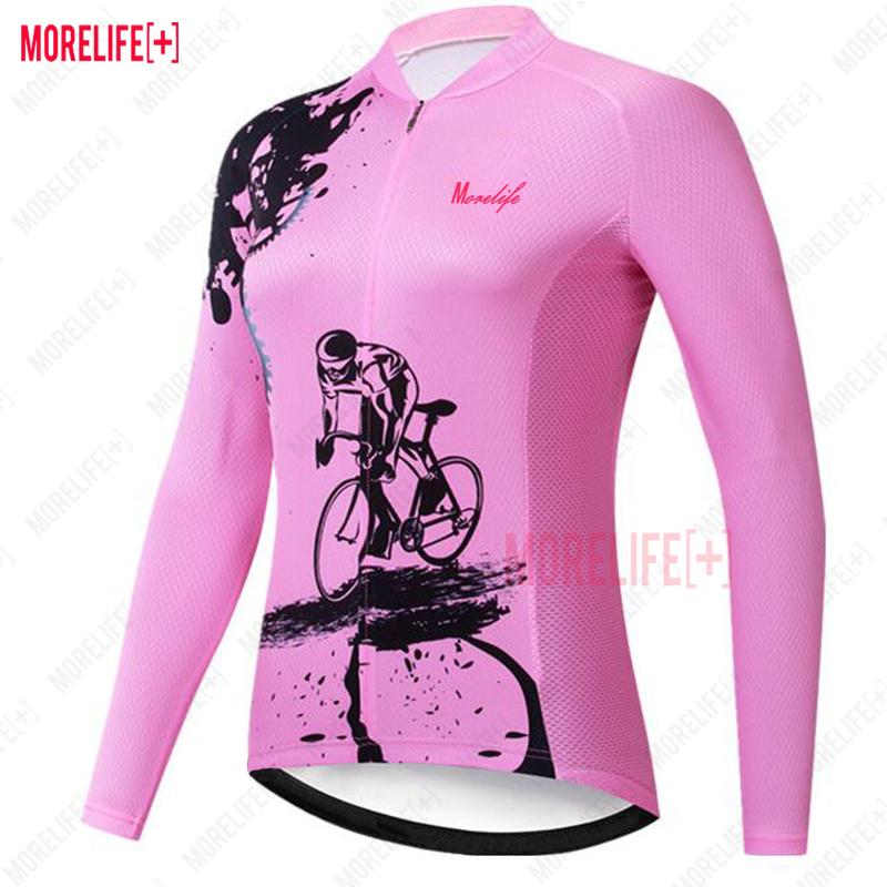 MLC Quick-drying Bike Shirt Summer Long Sleeve Cycling Shirt Top Ropa Ciclismo Women's Cycling Jersey Breathable Mtb Bike Jersey