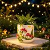 American Style Mushroom Frog Resin Vase - Outdoor Garden & Windowsill Flower Pot Home Decor