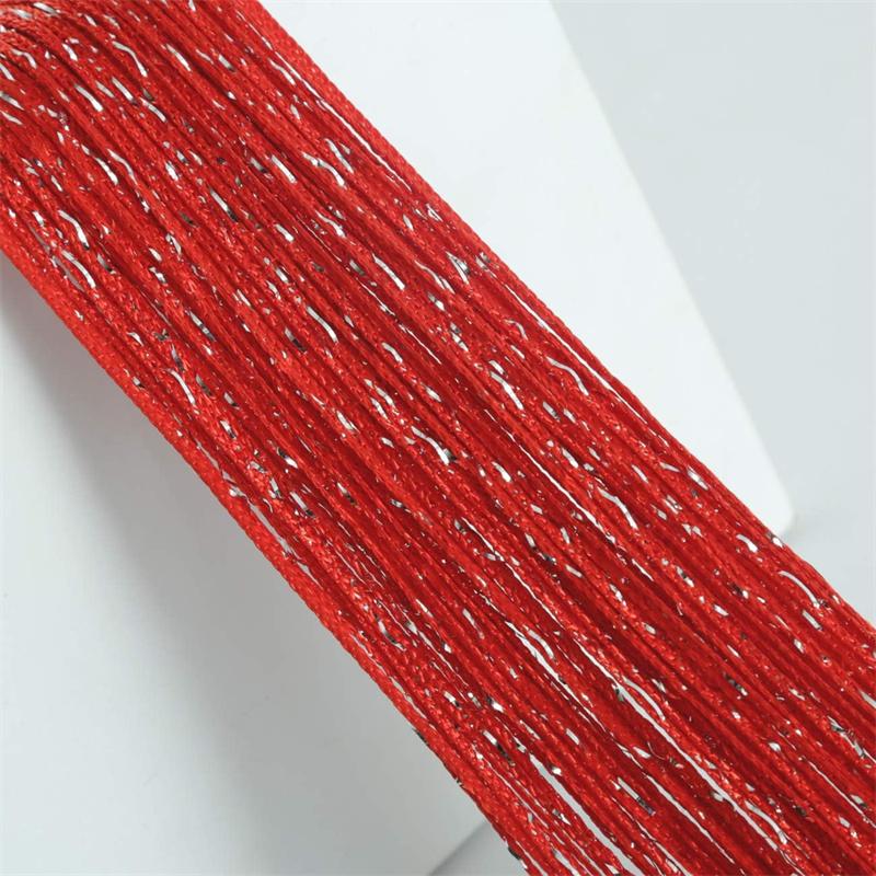 Door String Curtain Doorway Beads Curtains,Hanging Room Divider Beaded Decor Fringe Panel Closet Window Doors Sequin Sheer Tassel