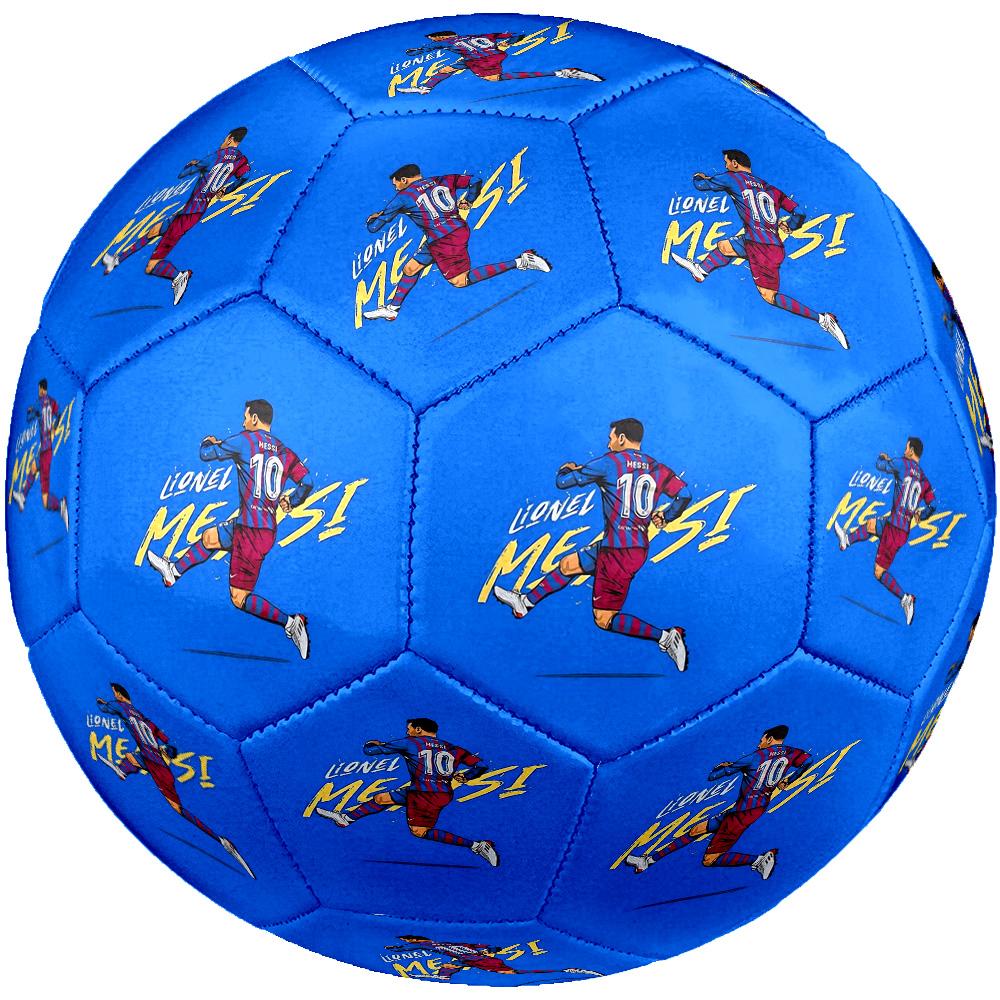 1 pz. Calcio Messi Taglia 5 Cucito a Macchina per Esterno Universale Regalo Commemorativo Perfetto per gli Amanti del Calcio