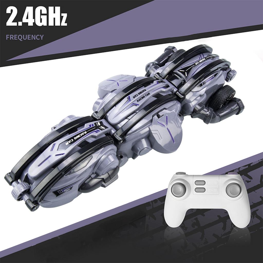 Remote Control Car, 2.4GHz Remote Control Rolling Stun Car with Lights Forward Backward Left Right