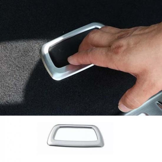For BMW X1 F48 2016- Matte Silver Car Rear Tail Box Board Handle Frame Trim