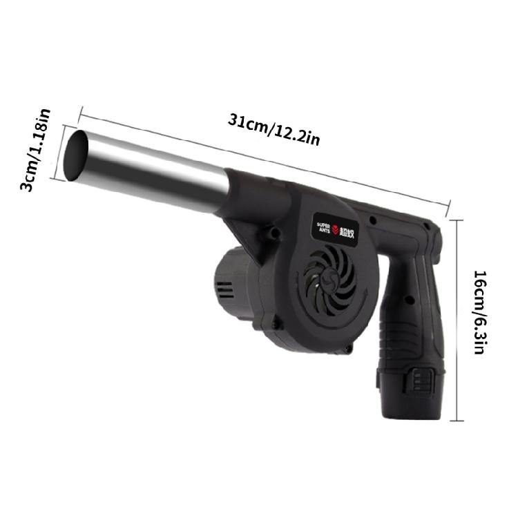 Handheld BBQ Fan Air Blower Large Air Flow Rechargeable BBQ Fan Variable Speed