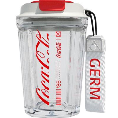 Germ Coca-Cola Samarbete Diamantmönster Bärbar Kaffemugg 390ML