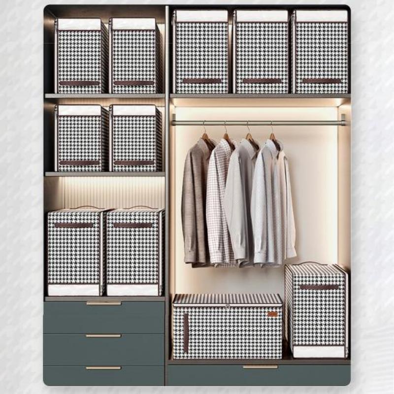 Quilt Bag Visible Window Household Supplies Easy Access Reinforced Handle Quilt Organizer Convenient Organizing Non-woven Fabric