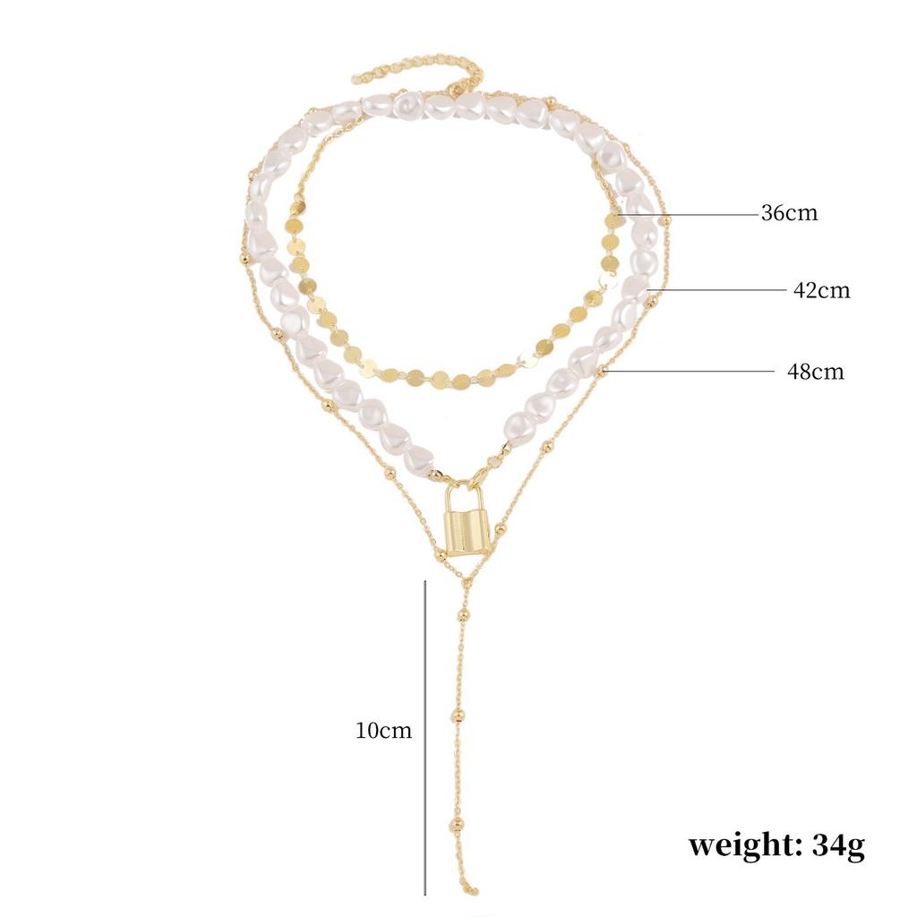Pearl Necklace Crystal Heart Necklace Fashion Korean Wave Shiny Clavicle Chain Necklace Women Trending Party Gifts 25