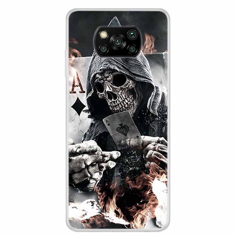 For Poco X3 Pro Case X3 NFC 6.67" Clear Marble Soft TPU Silicone Back Case for Xiaomi Poco X3 NFC Phone Covers Shockproof Fundas