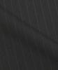 TRILLION One-Pleat Stripe Button Strap Wide Slacks [Charcoal]