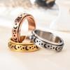 Rings Mens Ring Rotating Stainless Steel Star Moon Knuckle Rock Band Accessories  HipHop Party Wedding Gift Creative