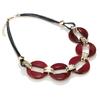 European and American Exaggerated Acrylic Geometric Necklace Colorful Sweater Chain Fashionable Women's Geometric Necklace
