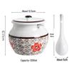 Ceramic Seasoning Jar with Lid and Spoon