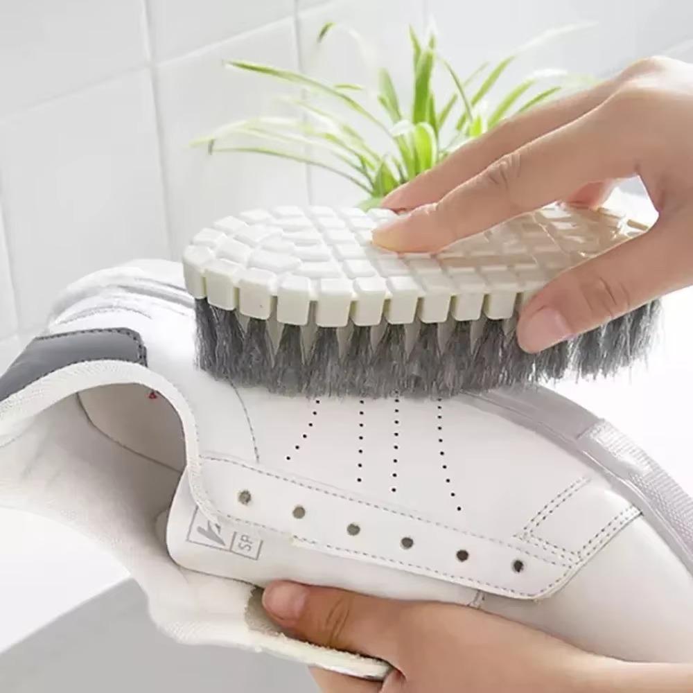 2Pcs Without Dead Corners Corner Brush Bendable Scrubber Cleaning Tool Tile Floor Cleaner  Bathroom