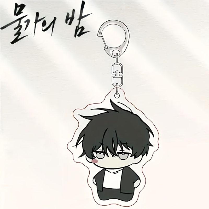 2D Anime Cartoon Acrylic Keychain Pendant , Bag and Key Decoration, Car Keychain, Keychain, Perfect Gift for Anime Enthusiasts