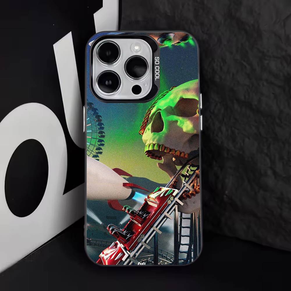C-Cactuss J-Jack Travis Scott Handyhülle Für iPhone 17,16,15,14,13,12,11,Pro,Max,Plus,E,Air,Mini Schwarze TPU Hülle