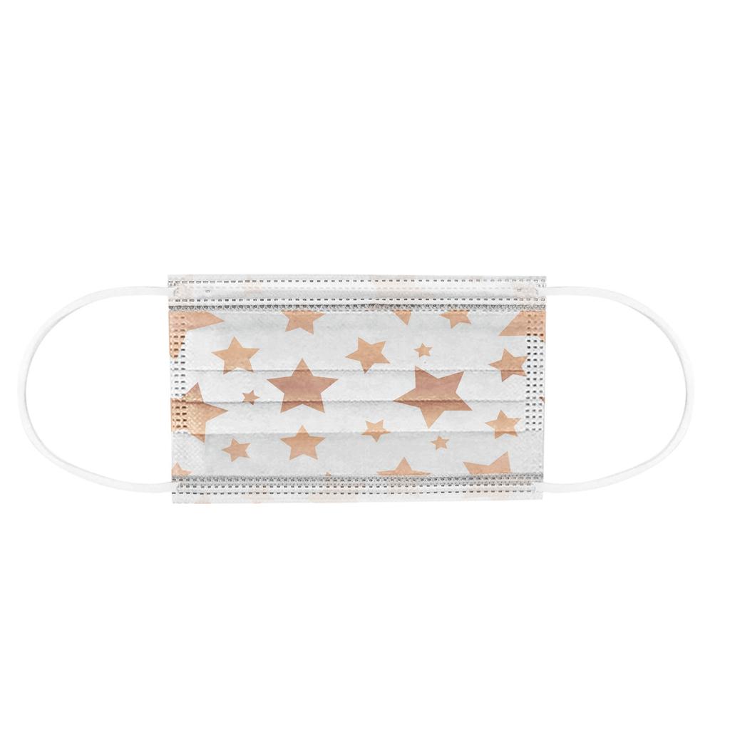 Maska Jednorázová obličejová maska Průmyslová 3vrstvá maska s ušními smyčkami