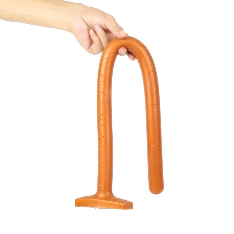 Silicone Anal Plug Masturbator with Suction Adult Sex Toy Big Dildo Pull Beads Fisting Realistic Penis Pegging Slave BDSM
