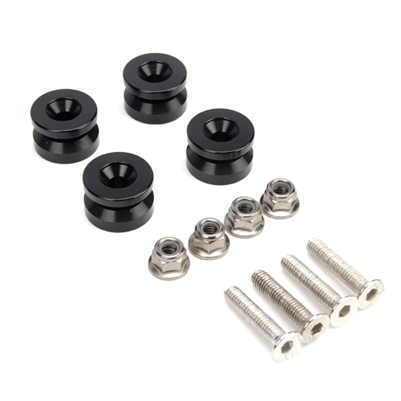 Set aus 4 universellen Motorrad-Wartungs-Heckboxen, Schnellverschluss-Pads, leichte Aluminiumlegierung mit Anti-Rutsch-Design