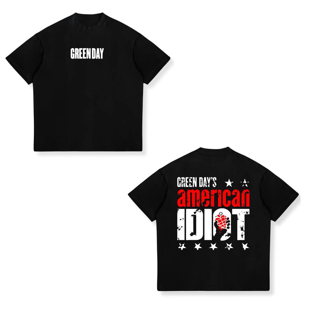 Punk Rock Band Green Day Dookie Graphic T Shirts Unisex Women Gothic Vintage Short Sleeve Tshirt Fashion Casual Oversized Tshirts