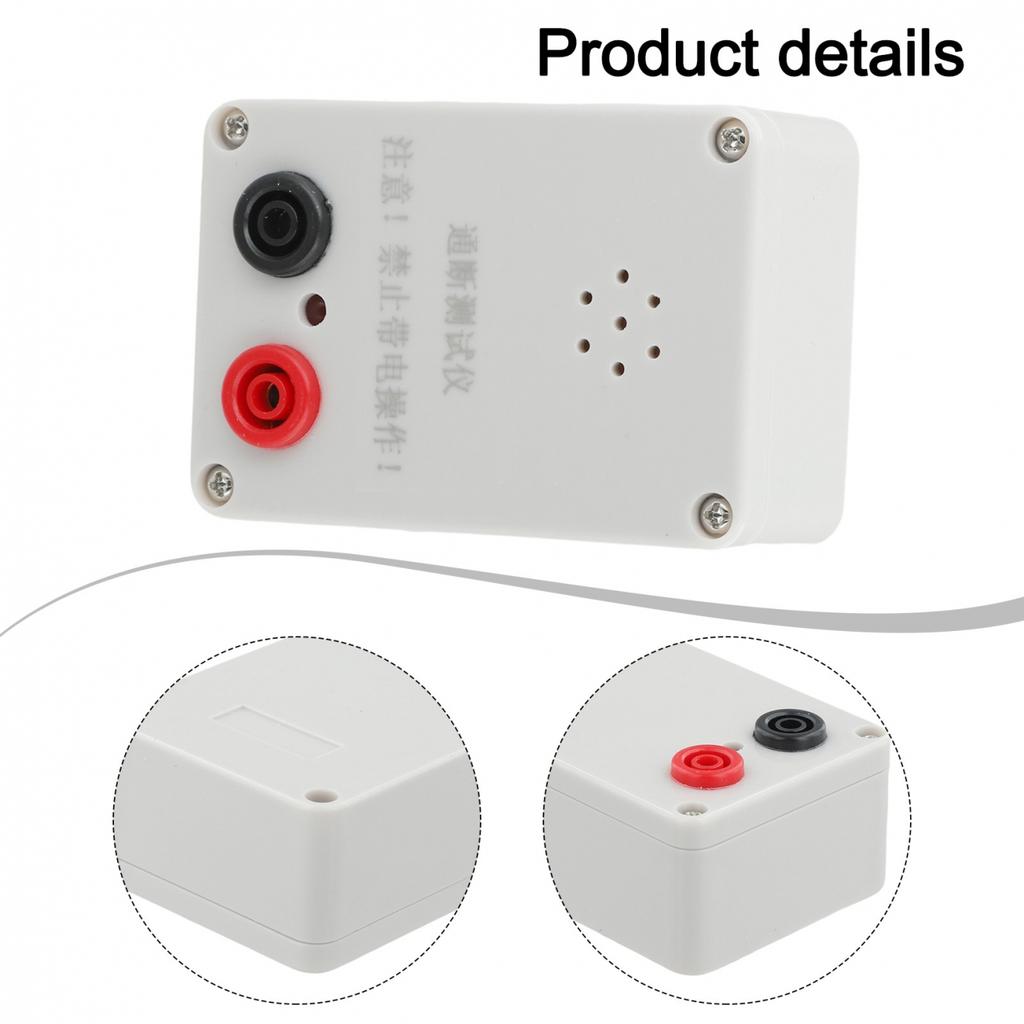 Wire Tester with 9V Buzzer Sound Prompt for Quick Circuit Verification