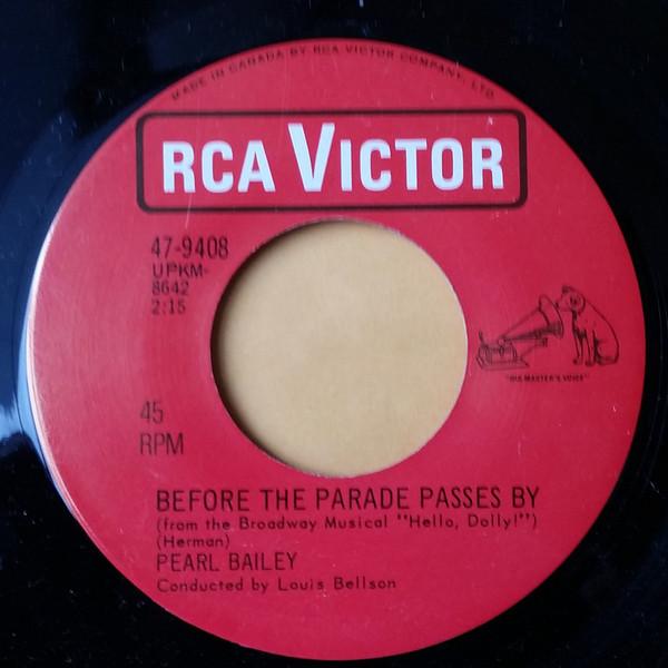 7-дюймовая пластинка PEARL BAILEY Before The Parade Passes By So L 479408 RCA Victor Канада Джаз Б/у