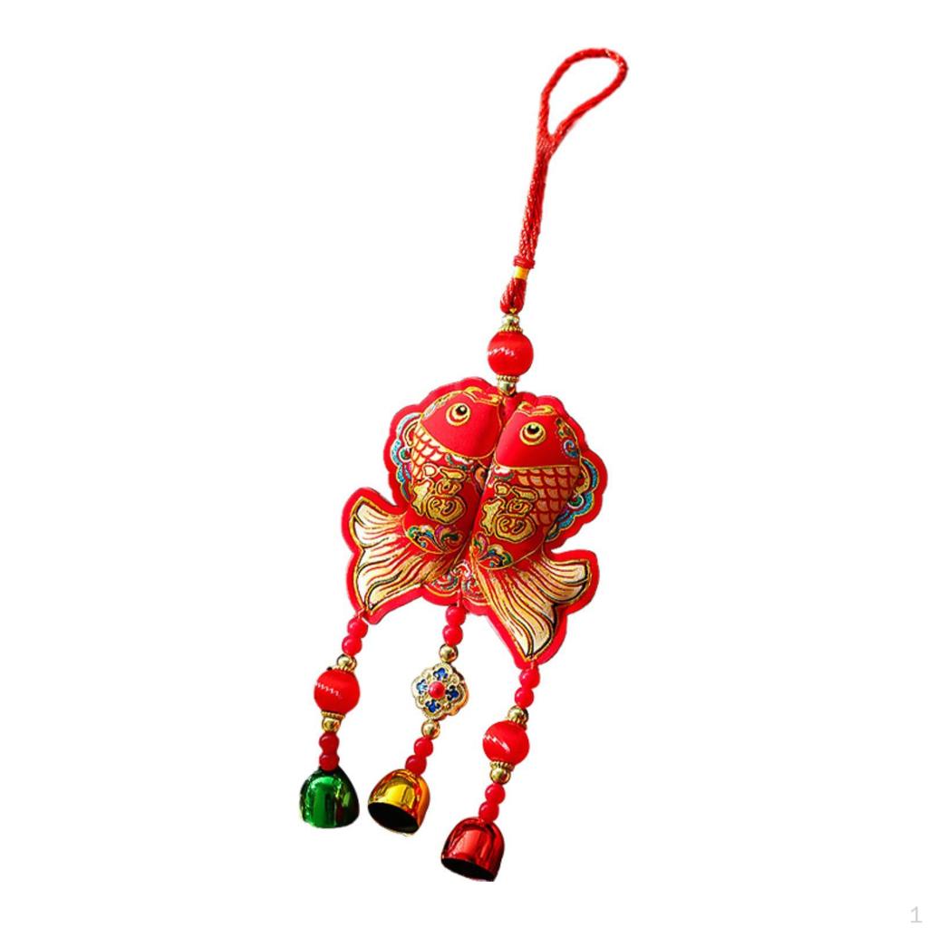 Chinesische Jahresdekoration Windspiel Fengshui-Glücksbringer Segensanhänger Frühlingsfest für