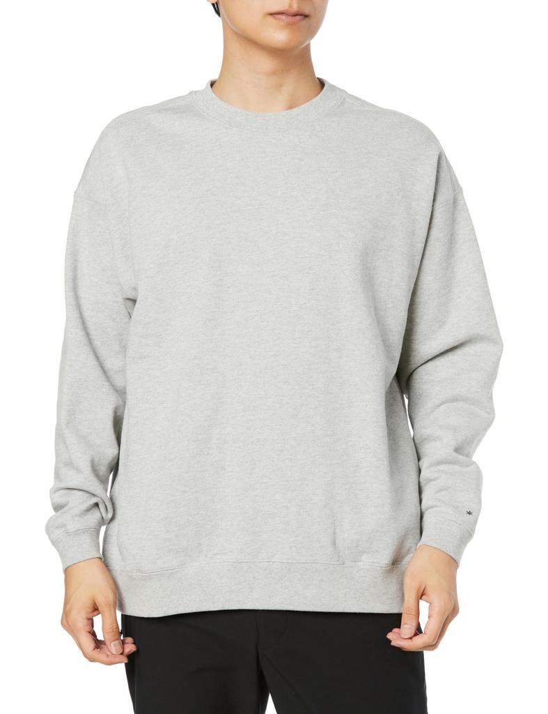 Sweatshirt Recycled Cotton Sweat Crewneck [Snow Peak] M.Grey