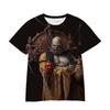 Wukong Cartoon Game 3D Digital Printed Loose Casual T-shirt