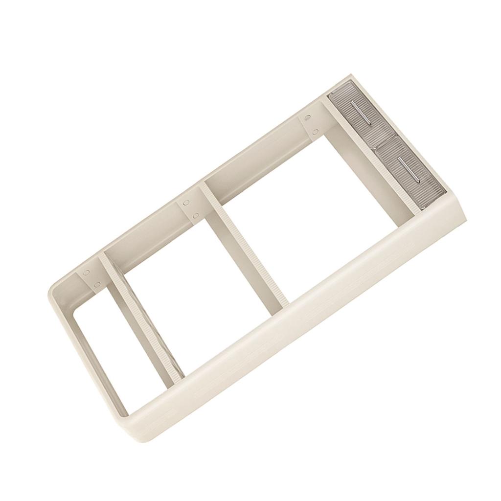 3 Ebenen Gewürzregal Organizer Multifunktionales Gewürzaufbewahrungsregal mit Haken für Küchenlebensmittel