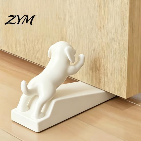 Healing Desk Ornament for Decor 3D Printed Cartoon Dog Door Stopper, Cute Animal Holder, Environmentally Friendly PLA Holder Non-Slip Wedge Floor Wall