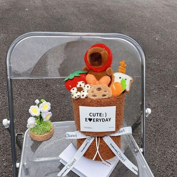 

new Creativity Kapibala Doll Bouquet Girlfriend s birthday present Give children s gifts to friends and best friends