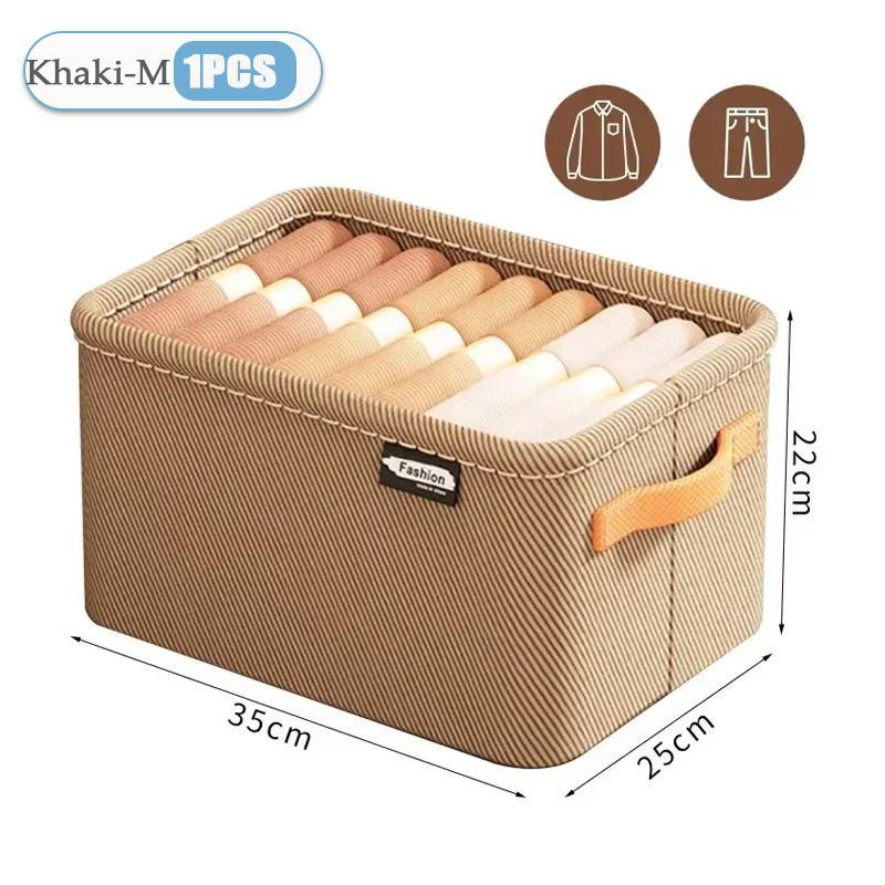 

1-5 шт. утолщенная коробка-органайзер для одежды, брюки, свитера, шкафы для хранения, ящики, органайзер, коробка для хранения джинсов, гардероб, хранение одежды