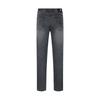 Septwolves Men's Washed Straight-Leg Letter Embroidered Jeans