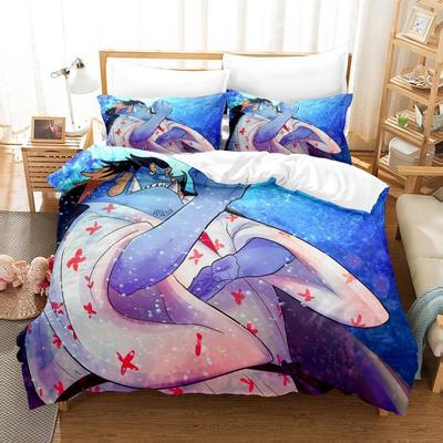 New Jinbe Bedding Set Single Twin Full Queen King Size Bed Set Adult Kid Bedroom Duvet Cover Sets 3D Print Anime Bed Sheet Set