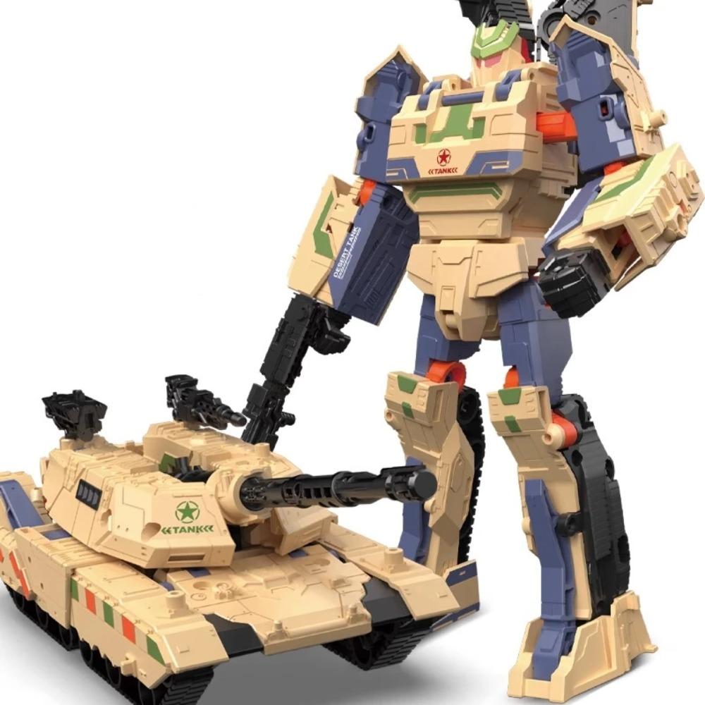 JINJIANG New 19CM Transformation Toy Anime Robot Car Action Figure Plastic Cool Movie Aircraft Tank Model Kids Boy Gift JJ716