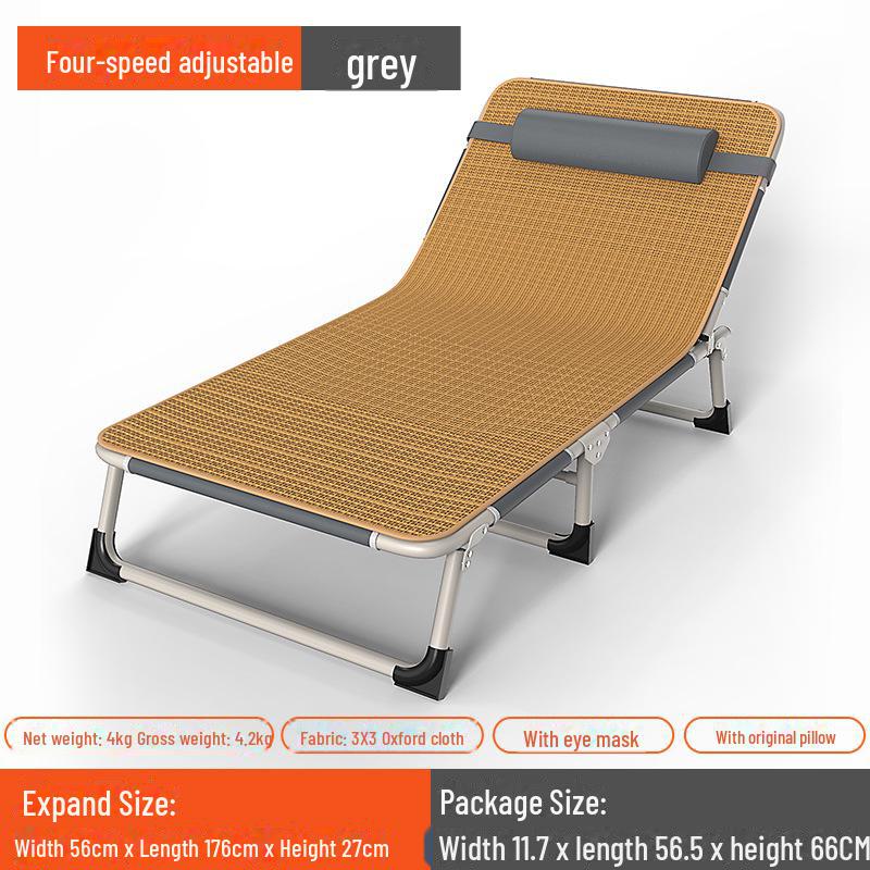 Folding Multifunctional Recliner Bed: Perfect for Home, Office, Outdoor Naps, and Camping.