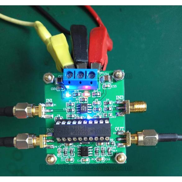 Taidacent Lock-in Amplifier AD630 Module Minimum System Phase Sensitive Detection Weak Signal Conditioning Balanced Modulation