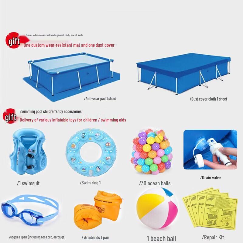 Yishunda Outdoor Adult Frame Swimming Pool